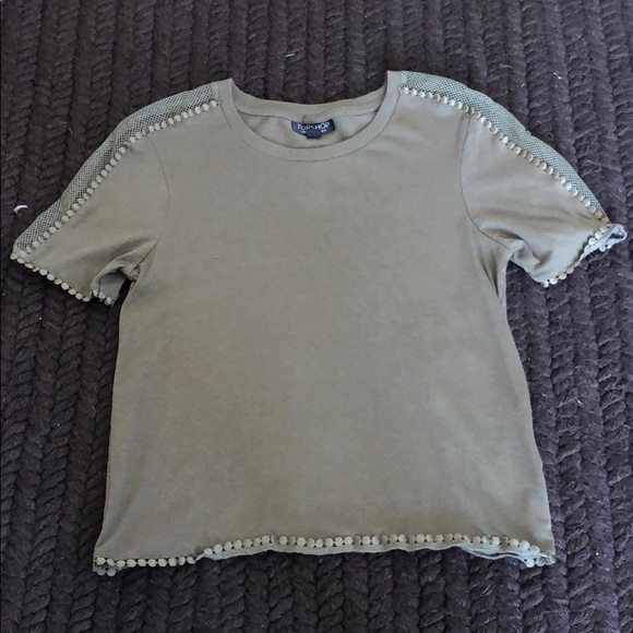Top shop army green tshirt - Picture 1 of 2